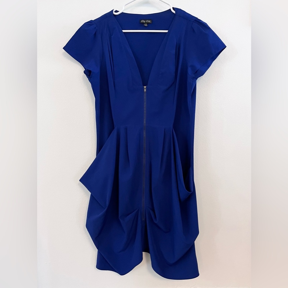 Blue City Chic Midi Dress